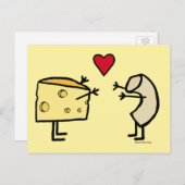 Carte Postale Macaroni et Fromage Love (Devant / Derrière)