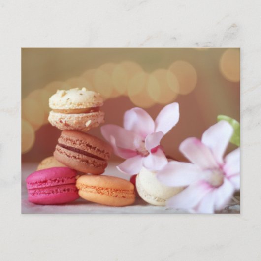 Carte postale Macarons (Devant)