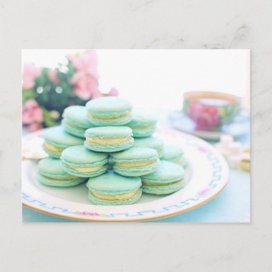 Carte Postale Macarons (Devant)