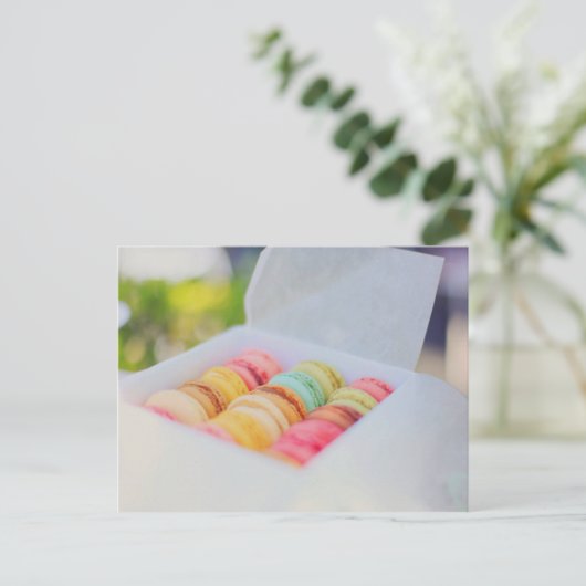 Carte Postale Macarons (Debout devant)