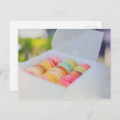 Carte Postale Macarons (Devant / Derrière)
