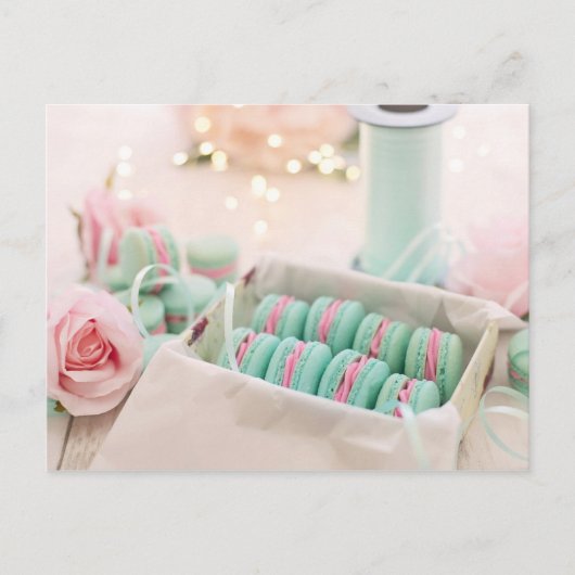 Carte Postale Macarons (Devant)