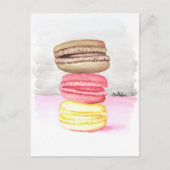 Carte Postale Macarons (Devant)