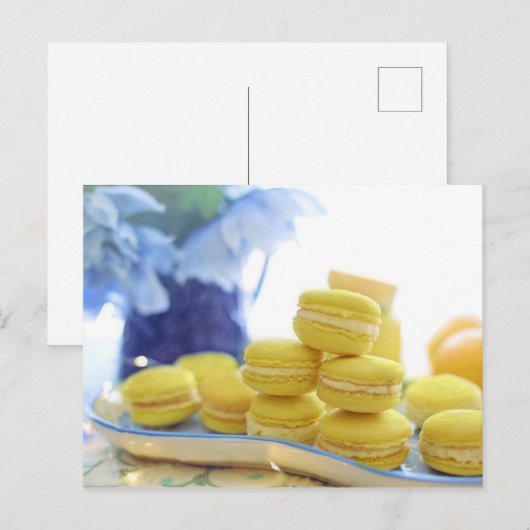 Carte Postale Macarons (Devant / Derrière)