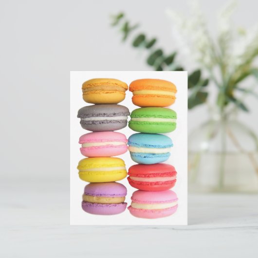 Carte Postale Macarons (Debout devant)