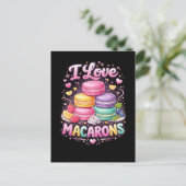 Carte Postale Macarons Amour Sucré (Debout devant)