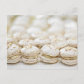 Carte Postale Macarons blancs (Devant)
