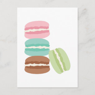 Carte Postale Macarons français
