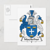 Carte Postale MacArthur Family Crest (Devant / Derrière)