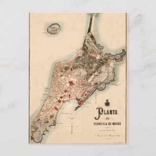 Carte Postale macau1889