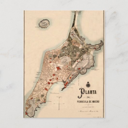 Carte Postale macau1889 (Devant)