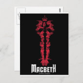 Carte Postale Macbeth (Devant / Derrière)