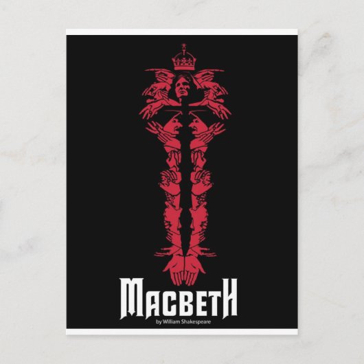 Carte Postale Macbeth (Devant)