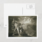 Carte Postale Macbeth, Banquo et les trois sorcières sur la sant (Devant / Derrière)