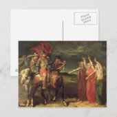 Carte Postale Macbeth et les trois sorcières, 1855 (Devant / Derrière)