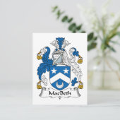Carte Postale MacBeth Family Crest (Debout devant)