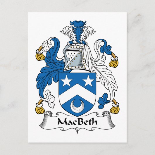 Carte Postale MacBeth Family Crest (Devant)