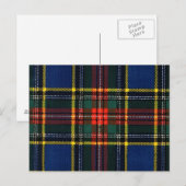 Carte Postale Macbeth Tartan (Devant / Derrière)