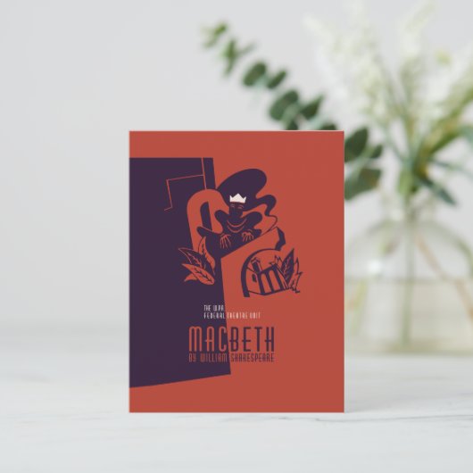 Carte Postale MacBeth William Shakespeare (Debout devant)