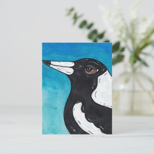 Carte Postale Macca la Magpie (Debout devant)
