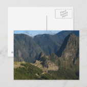 Carte Postale Macchu Picchu (Devant / Derrière)