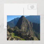 Carte Postale Macchu Picchu (Devant / Derrière)