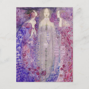 Carte Postale MacDonald Art Nouveau Les Trois Parfums