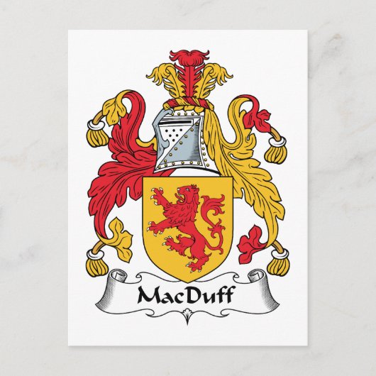 Carte Postale MacDuff Family Crest (Devant)