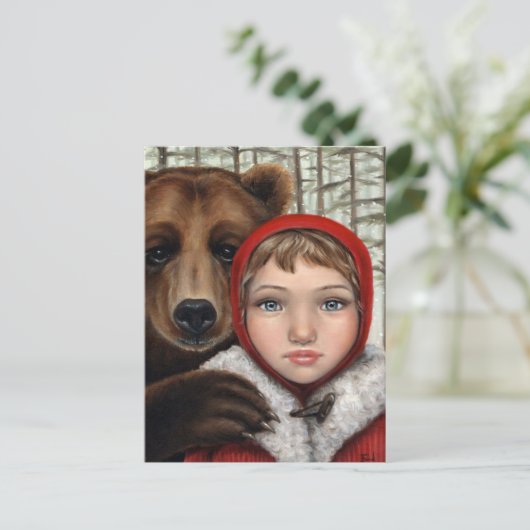 Carte Postale Macha et l'ours (Debout devant)