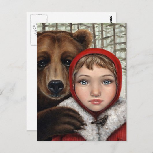 Carte Postale Macha et l'ours (Devant / Derrière)