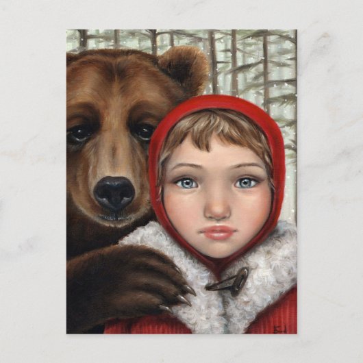 Carte Postale Macha et l'ours (Devant)