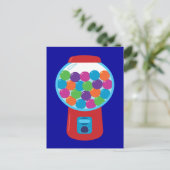 Carte Postale Machine à bonbons Gumball (Debout devant)