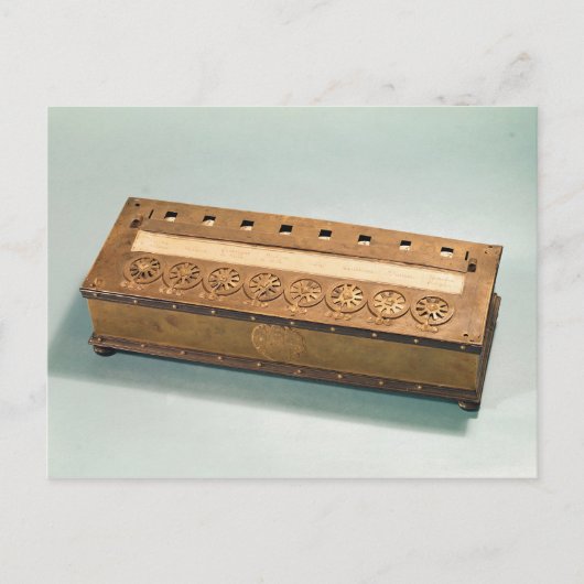 Carte Postale Machine à calculer inventée par Blaise Pascal (Devant)
