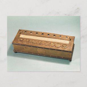 Carte Postale Machine à calculer inventée par Blaise Pascal