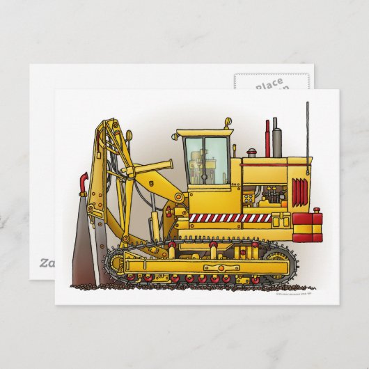 Carte Postale Machine à carter (Devant / Derrière)