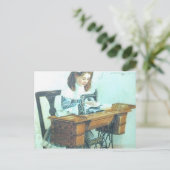 Carte Postale Machine à coudre vintage (Debout devant)