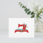 Carte Postale Machine à coudre vintage (Debout devant)