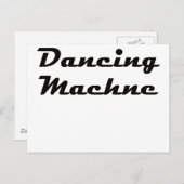 Carte Postale Machine à danser (Devant / Derrière)