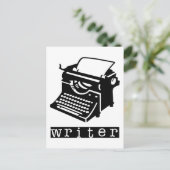 Carte Postale Machine à écrire (Debout devant)