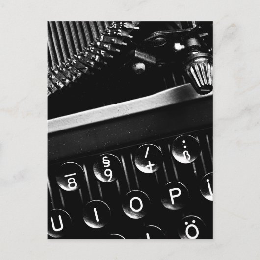 Carte Postale Machine à écrire (Devant)