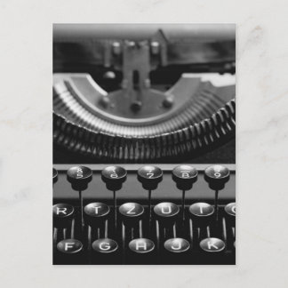 Carte Postale Machine à écrire