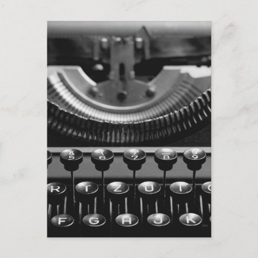 Carte Postale Machine à écrire (Devant)