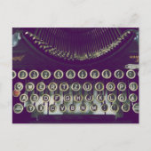 Carte Postale Machine à écrire à l'ancienne (Devant)