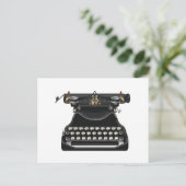 Carte Postale Machine à écrire antique (Debout devant)