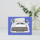 Carte Postale Machine à écrire classique (Debout devant)