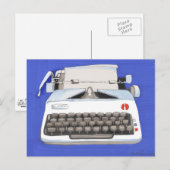 Carte Postale Machine à écrire classique (Devant / Derrière)