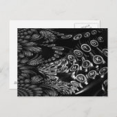 Carte Postale Machine à écrire fractale (Devant / Derrière)