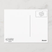 Carte Postale Machine à écrire jaune ironique (Dos)