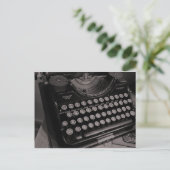 Carte Postale Machine à écrire vintage B&W (Debout devant)