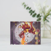 Carte Postale Machine à flipper Dragon (Debout devant)